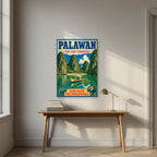 Ang Bangkero — Palawan art print, unframed poster, styled in a desk