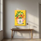 Strawberry — Fruit Trees art print, on thick canvas, styled in a desk