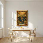 Era dos Descobrimentos — Lisbon art print, on slim canvas, styled in a kitchen