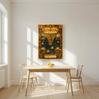 Era dos Descobrimentos — Lisbon art print, as an acrylic print, styled in a kitchen