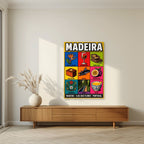 Nove Tesouros — Madeira art print, unframed poster, styled in a living room