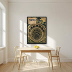 Poco Iniciatico — Sintra art print, in a black frame, styled in a kitchen