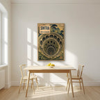 Poco Iniciatico — Sintra art print, in an oak frame, styled in a kitchen