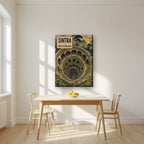 Poco Iniciatico — Sintra art print, on slim canvas, styled in a kitchen