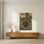 Poco Iniciatico — Sintra art print, unframed poster, styled in a living room