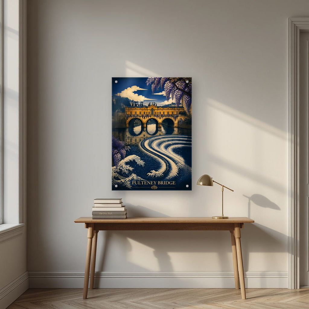 Pulteney Bridge | Bath Art Print — acrylic print, room scene