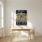 Fontana Di Trevi — Rome art print, as an acrylic print, styled in a kitchen