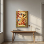 I Fiori Dell'Isola — Sicily art print, on thick canvas, styled in a desk