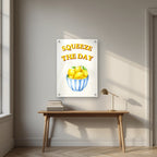 Squeeze The Day – Limoncello | Art Print — acrylic print, room scene