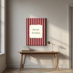 Sweet Dreams – Garden Sage on thick canvas above a desk