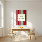 Sweet Dreams – Garden Sage unframed poster in a kitchen