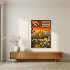 Wat Phra Kaew — Bangkok art print, unframed poster, styled in a living room