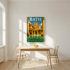 The Roman Baths | Bath Art Print — acrylic print, room scene