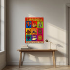Anatolian Icons — Cappadocia art print, unframed poster, styled in a desk