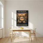 Ponte Di Rialto — Venice art print, on thick canvas, styled in a kitchen