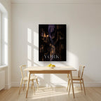 Little Shambles — York art print, on thick canvas, styled in a kitchen