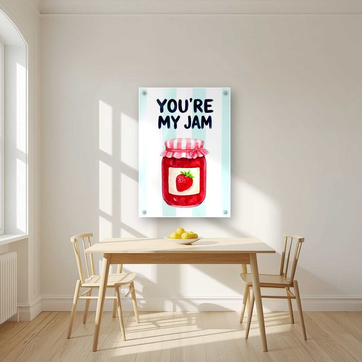 You're My Jam – Amalfi Aqua | Art Print — acrylic print, room scene