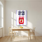 You're My Jam – Capri Violet | Art Print — acrylic print, room scene