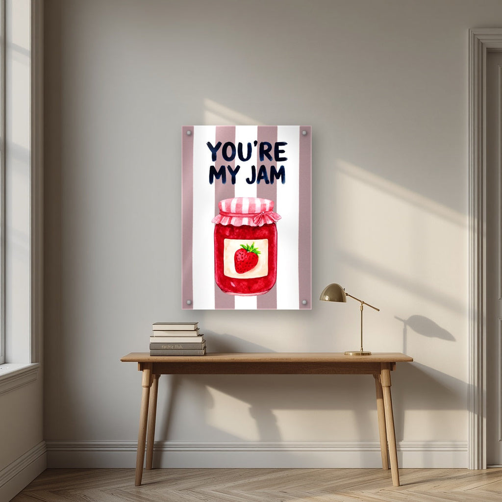 You're My Jam – Tuscan Taupe | Art Print — acrylic print, room scene